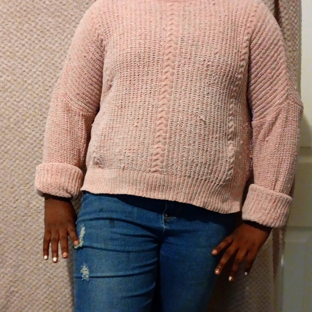 Cute pink sweater